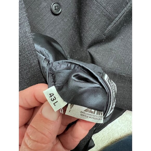 Christian Dior Monsieur Paris Mew York pure wool suit mens size 43L - Picture 7 of 16